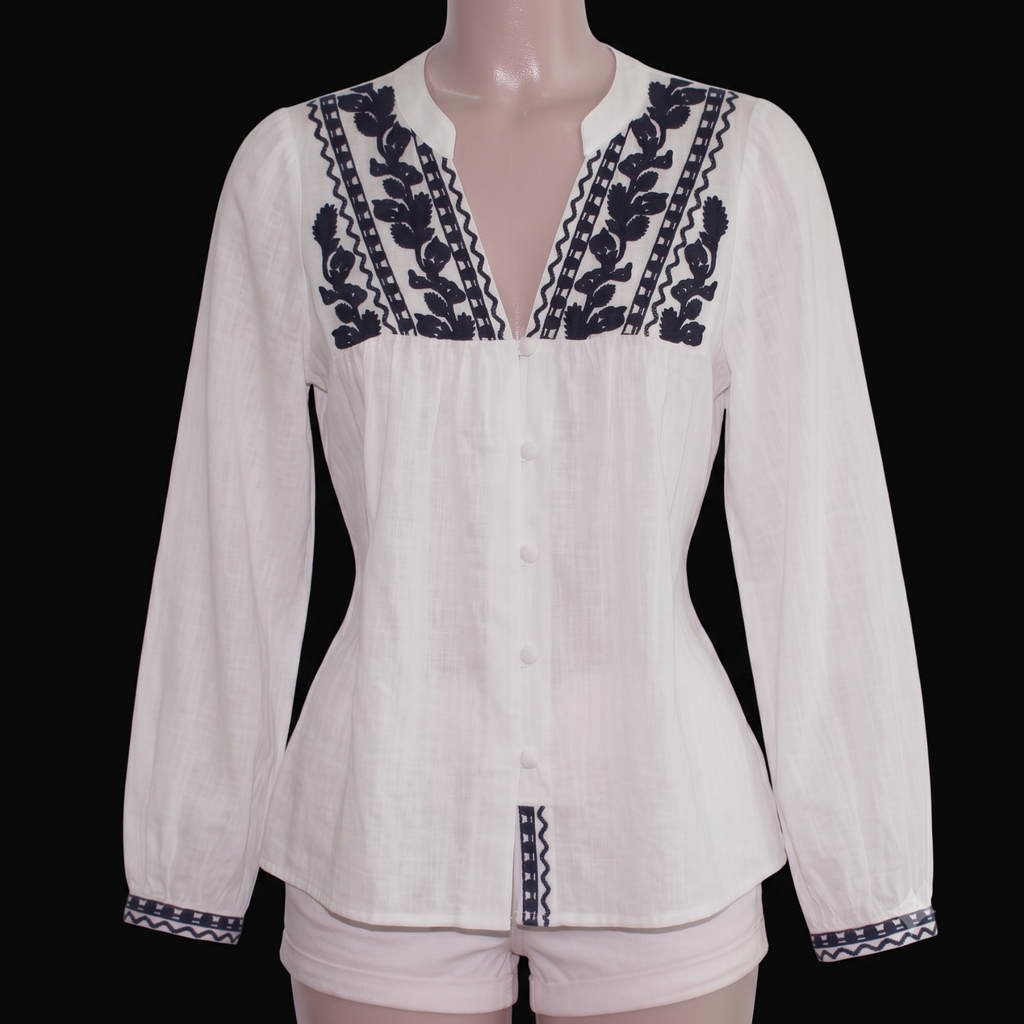 Embroidered Sailor Kurti