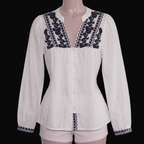 Embroidered Sailor Kurti