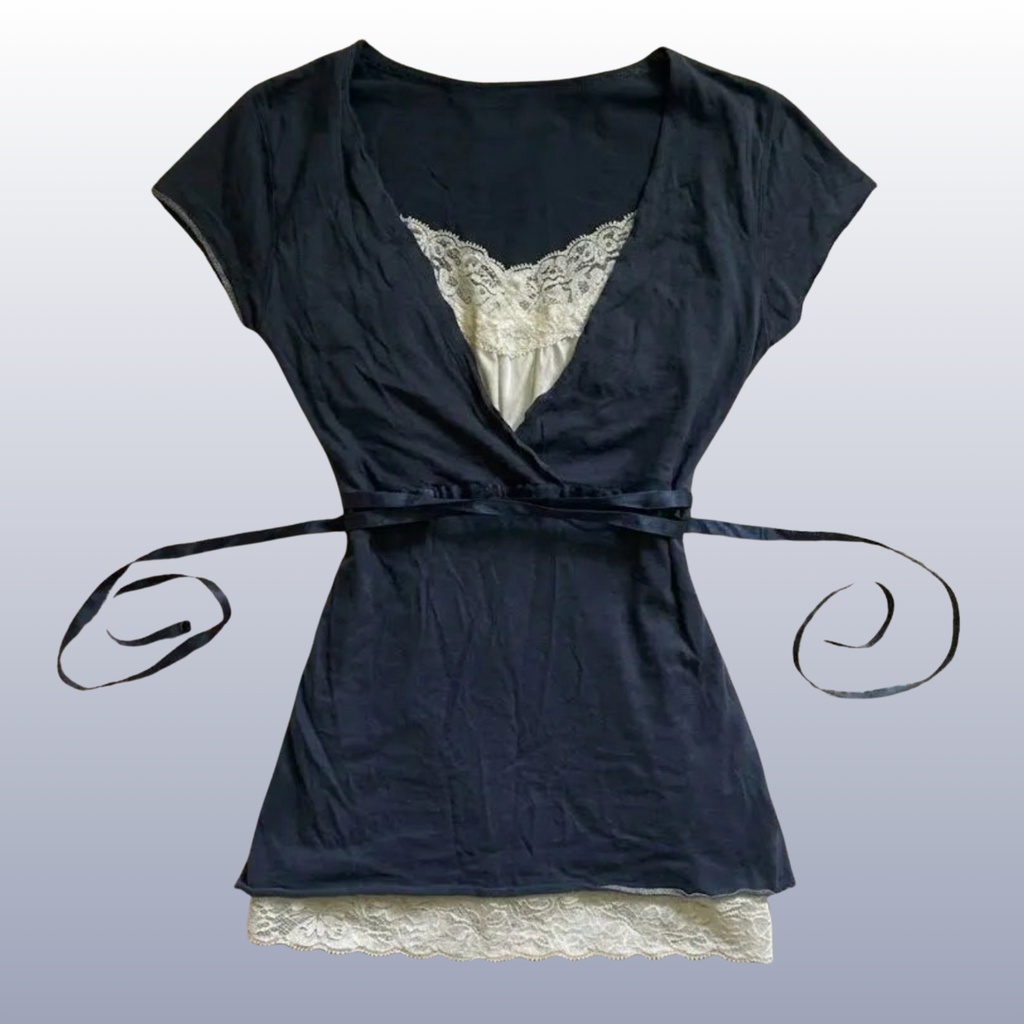 Malibu Lace Babydoll Top