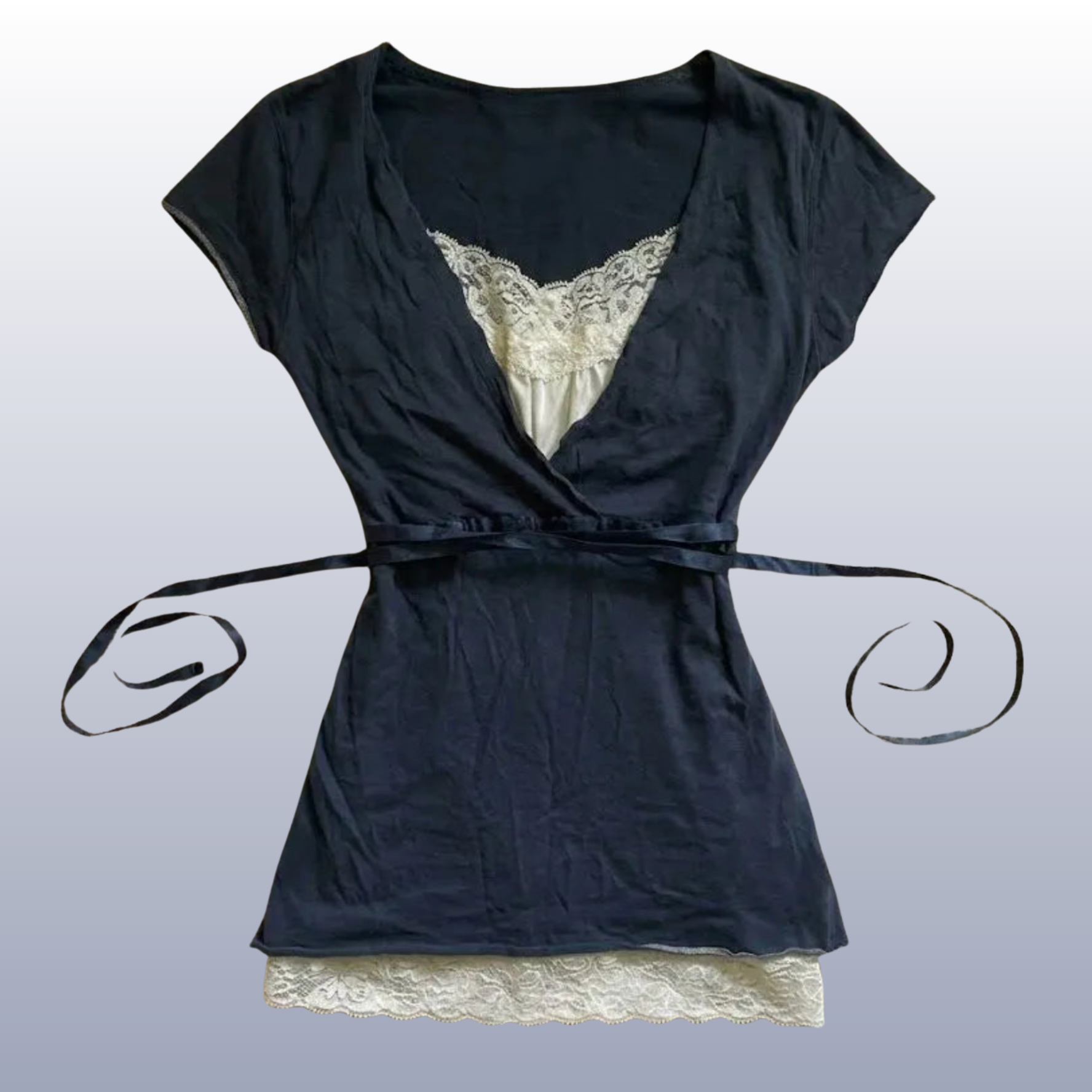 Malibu Lace Babydoll Top
