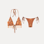 Beaded Kurti Sarong-Bikini