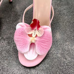 Load image into Gallery viewer, Orchid Kitten Heels
