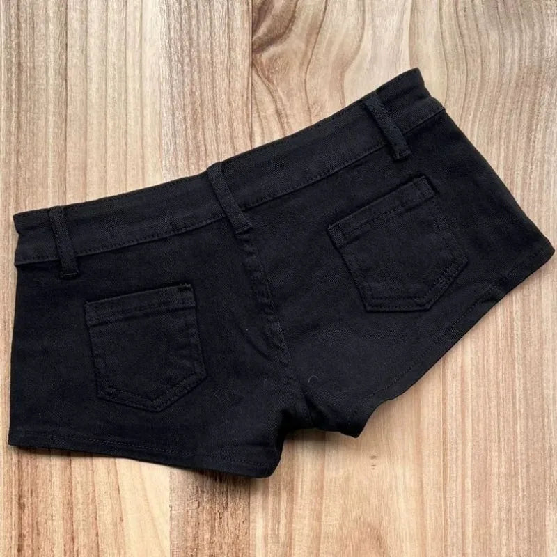 Low Rise Mini Shorts