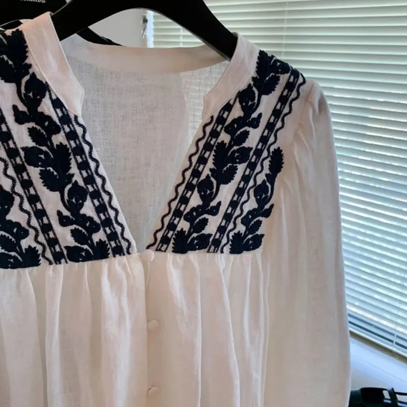 Embroidered Sailor Kurti