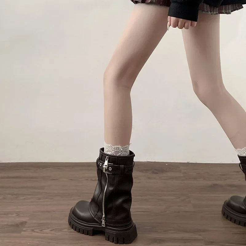 Biker Tube Boots