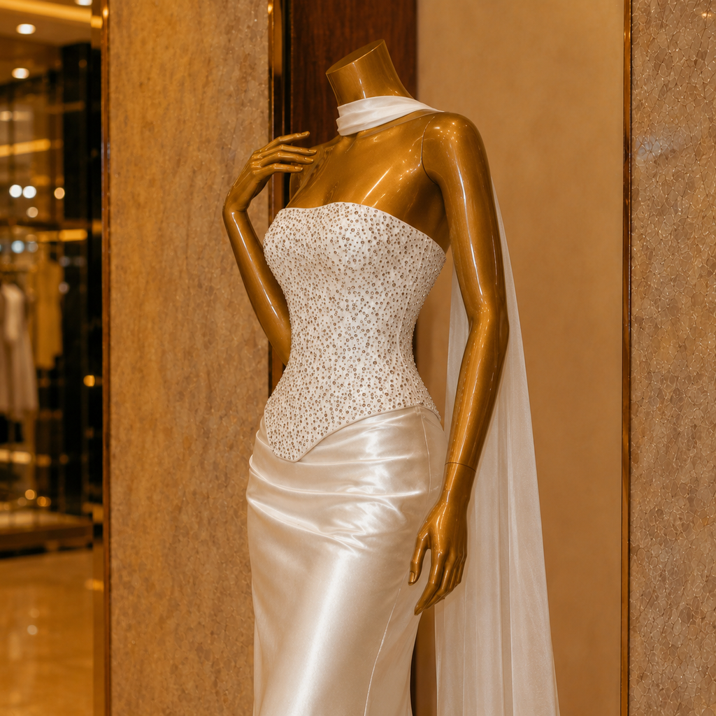 Shahida Dupatta Gown