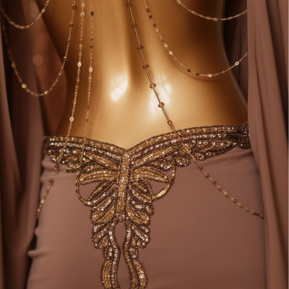 Naomi Butterfly Back Dress