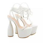 PLATFORM OPEN-TOE GLADIATORS