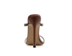 DOUBLE STRAP OPEN-TOE STILETTOS