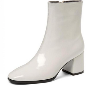 CLASSIC FAUX LEATHER ANKLE BOOTS