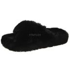 FAUX FUR CHUNKY SLIPPERS
