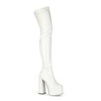 PATENT LEATHER OVER-THE-KNEE BOOTS