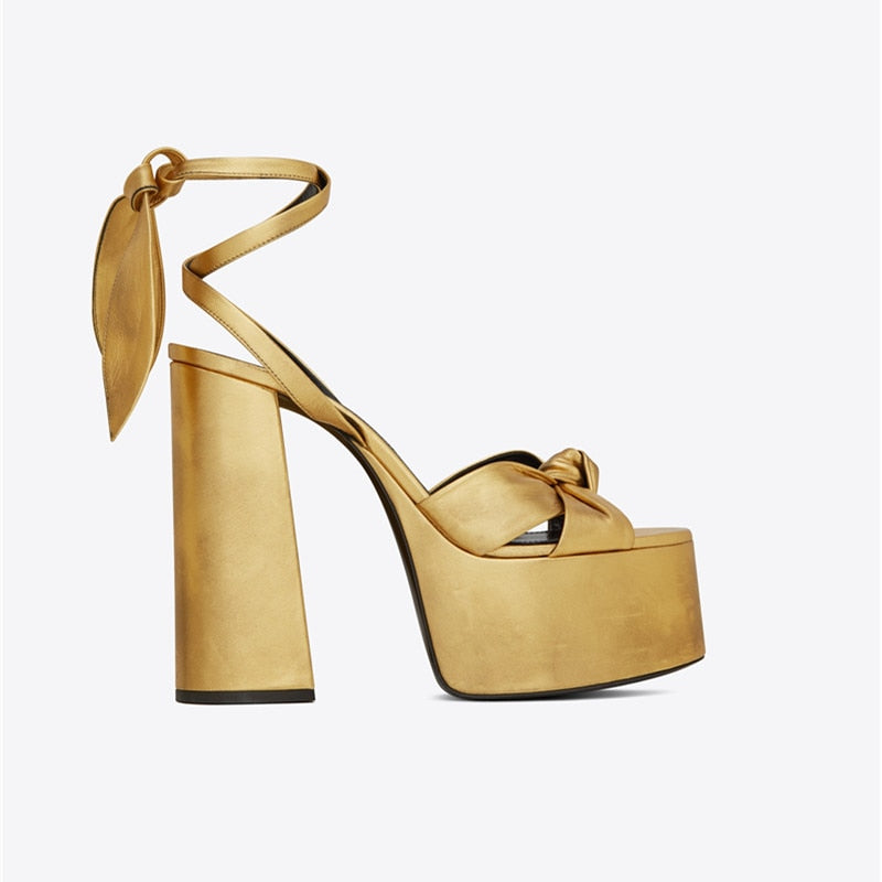 CHUNKY OPEN-TOE PLATFORMS