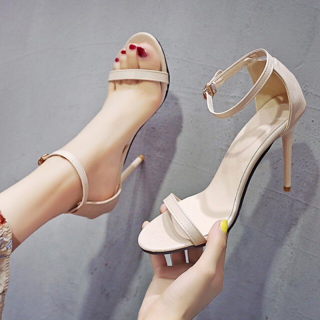 CLASSIC OPEN-TOE STILETTOS