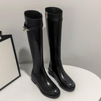 BLACK RIDING BOOTS