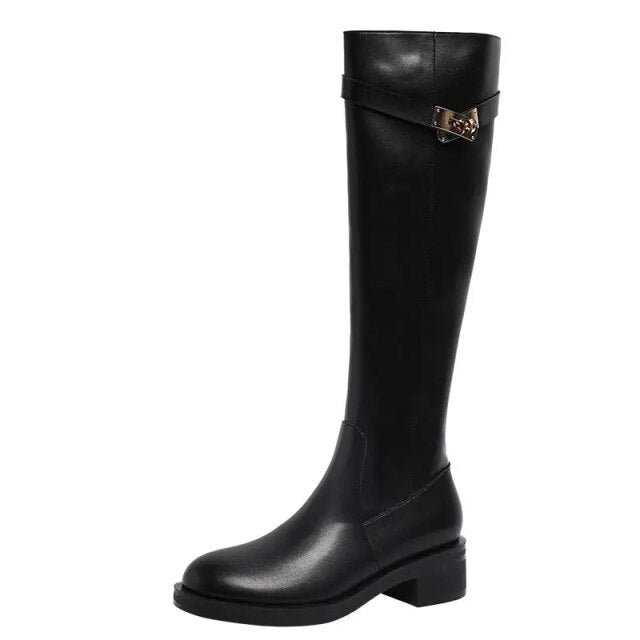 BLACK RIDING BOOTS