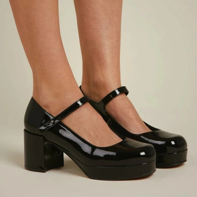 POLISHED MARY JANES